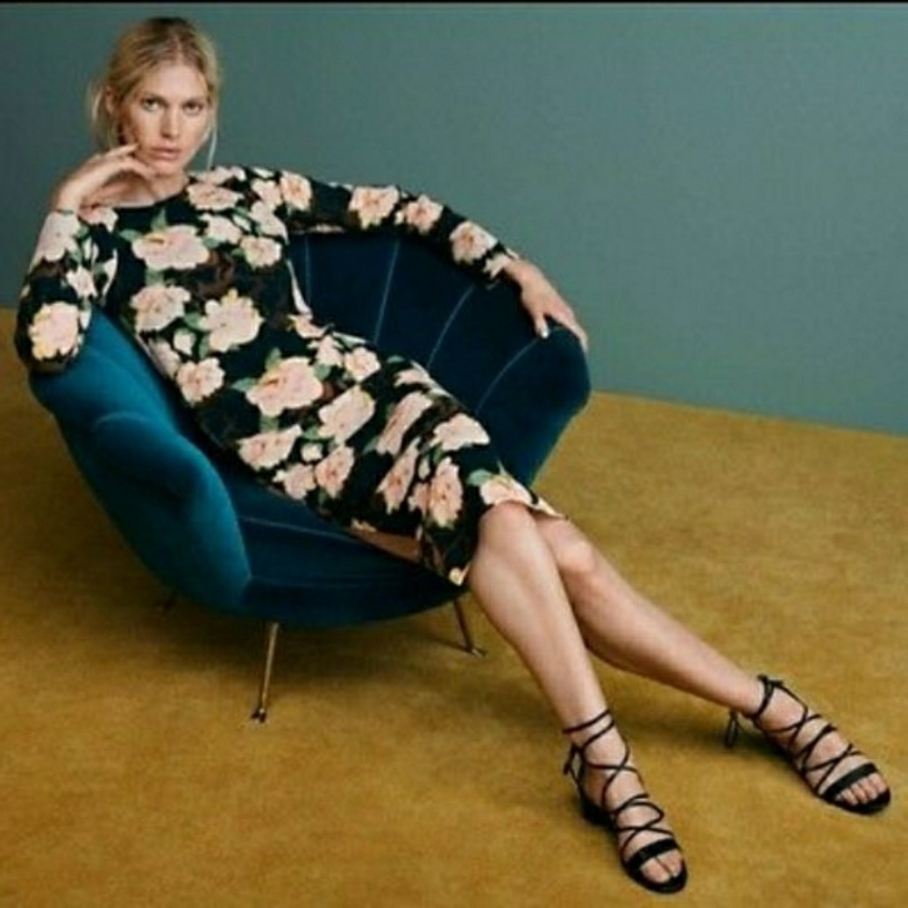 H&M long sleeved midi